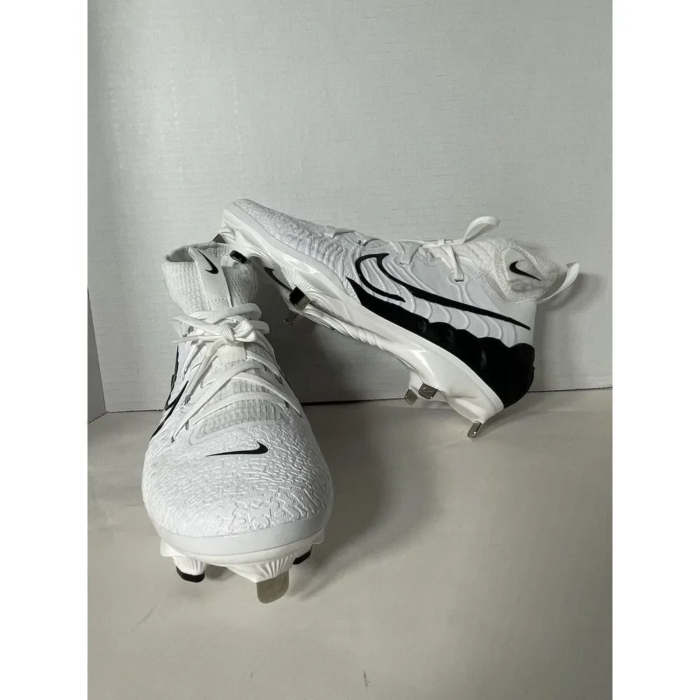 Nike Alpha Huarache NXT‎ White Black Baseball Cleats (DJ6517-101) Men's Size 7